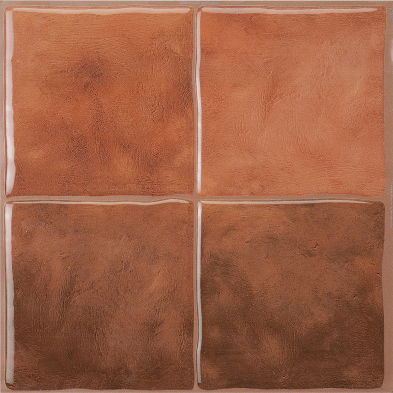 Zellige terracotta peel and stick backsplash tile smart tiles for kitchen, bathroom, vr and fireplace