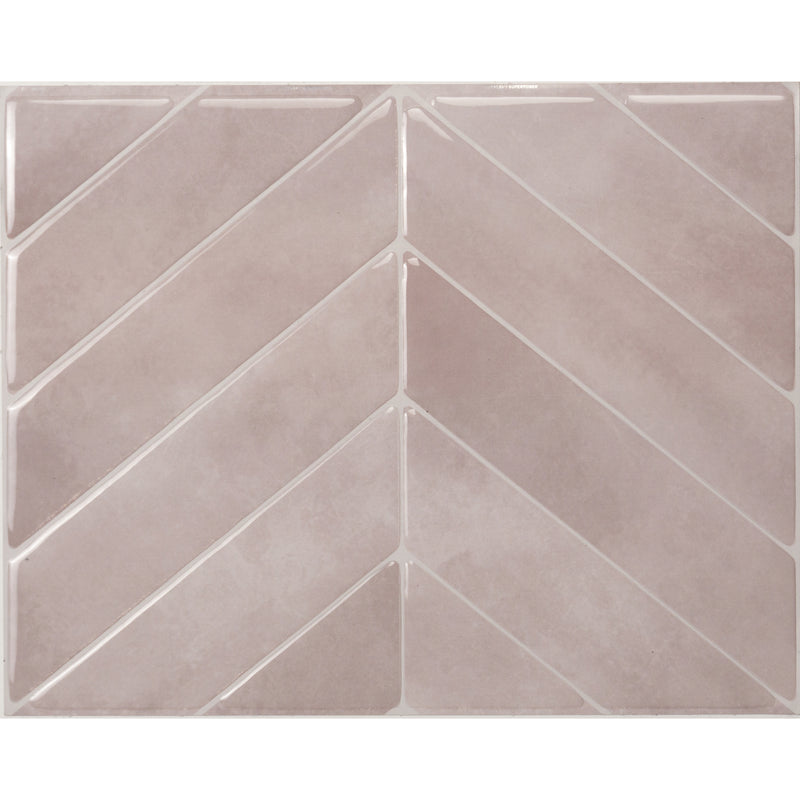 Chevron herringbone pink peel and stick backsplash tile smart tiles for kitchen, bathroom, vr and fireplace