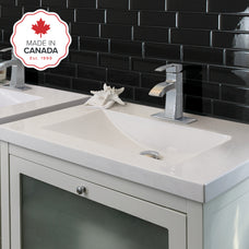 kitchen, bathroom peel and stick backsplash tiles METRO Black Smart Tiles