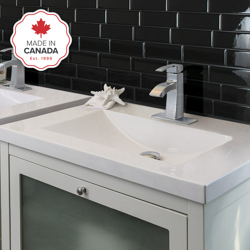 METRO Black peel and stick backsplash tile smart tiles for kitchen, bathroom, vr and fireplace