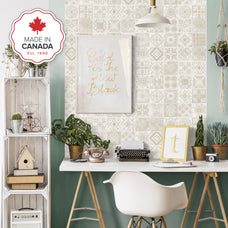 Decor peel and stick backsplash tile Vintage beige Smart Tiles