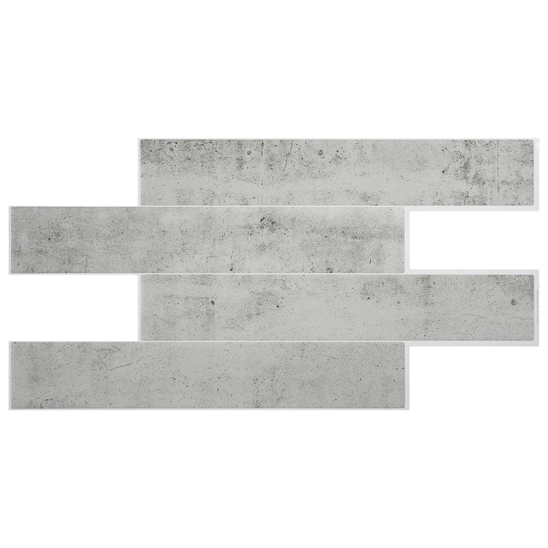 NORWAY Grey peel and stick backsplash tile smart tiles for kitchen, bathroom, vr and fireplace