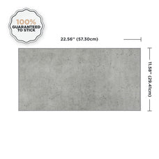 Dimensions peel and stick backsplash tiles BLOK Grey Smart Tiles