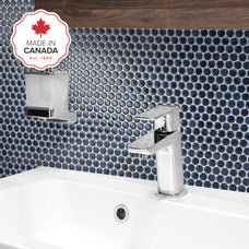 kitchen, bathroom peel and stick backsplash tiles PENNY Blue Smart Tiles