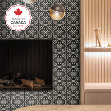 Decor peel and stick backsplash tile Vintage black Smart Tiles