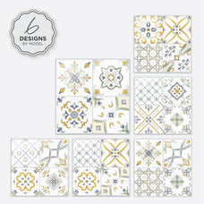 Patterns peel and stick backsplash tile Vintage beige Smart Tiles