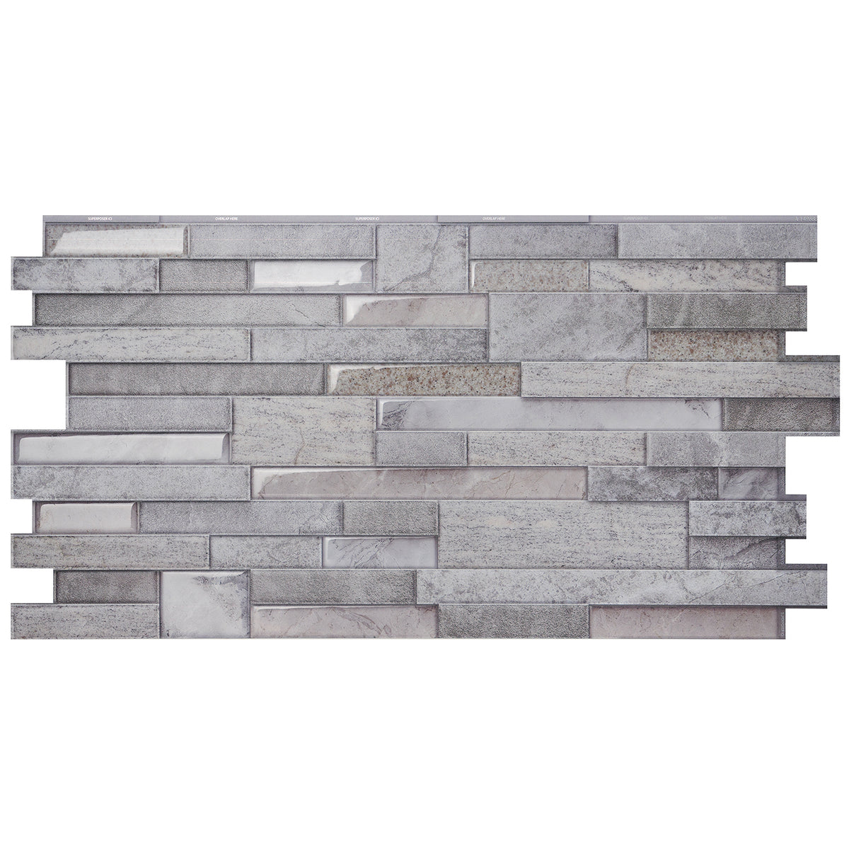 PIETRA Grey peel and stick backsplash tile smart tiles for kitchen, bathroom, vr and fireplace
