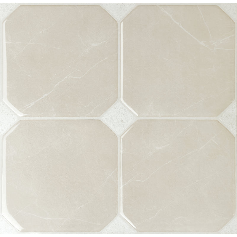 Betera beige white peel and stick backsplash tile smart tiles for kitchen, bathroom, vr and fireplace