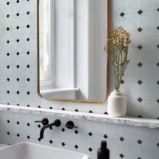 kitchen, bathroom peel and stick backsplash tiles Betera white grey black white Smart Tiles