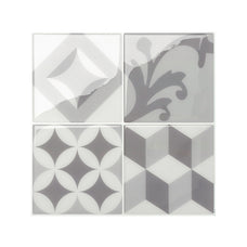 Vintage grey peel and stick backsplash tile smart tiles for kitchen, bathroom, vr and fireplace