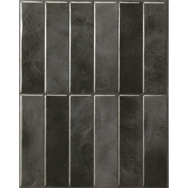 MOROCCO Black peel and stick backsplash tile smart tiles for kitchen, bathroom, vr and fireplace