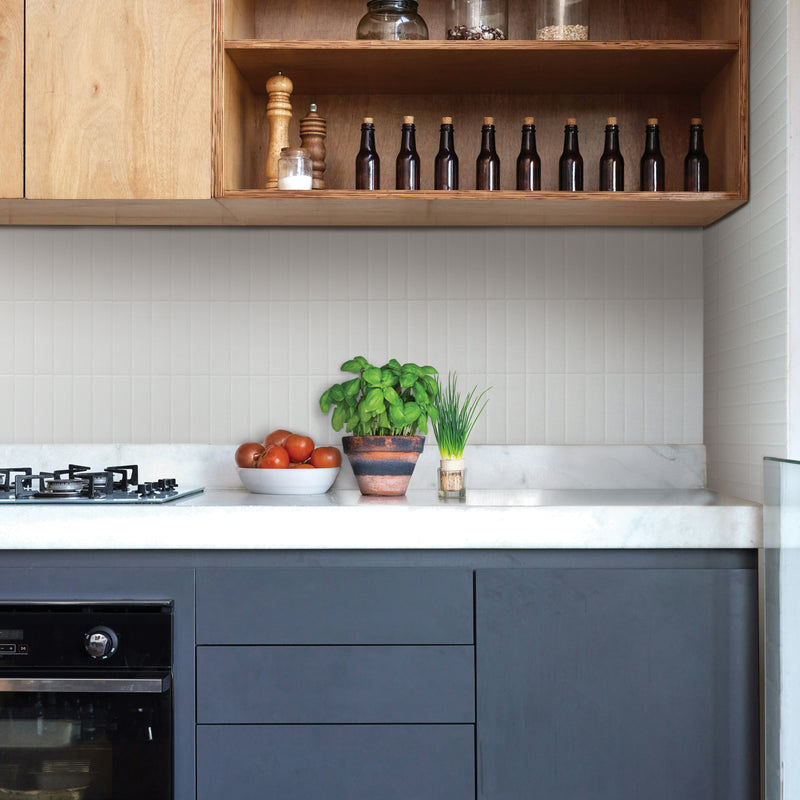 Smart Tiles Plaktegels Keuken en Badkamer - Metro Geel, Zelfklevende Smart Tiles Plaktegels Keuken en Badkamer - Metro Geel, Zelfklevende