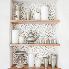 kitchen, bathroom peel and stick backsplash tiles MURANO Beige, Grey, White Smart Tiles