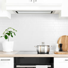 kitchen, bathroom peel and stick backsplash tiles METRO White Smart Tiles