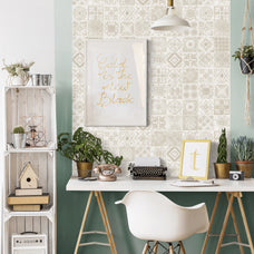 Decor peel and stick backsplash tile Vintage beige Smart Tiles