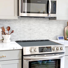 kitchen, bathroom peel and stick backsplash tiles MILANO Grey, White Smart Tiles
