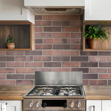 kitchen, bathroom peel and stick backsplash tiles BRIK Red Smart Tiles