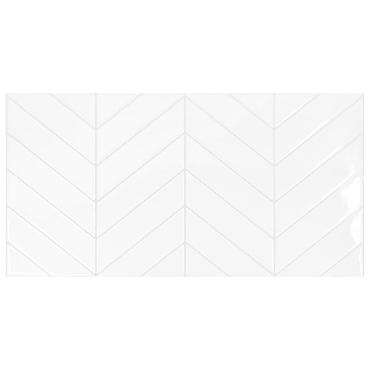 BLOK White peel and stick backsplash tile smart tiles for kitchen, bathroom, vr and fireplace