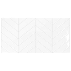 BLOK White peel and stick backsplash tile smart tiles for kitchen, bathroom, vr and fireplace