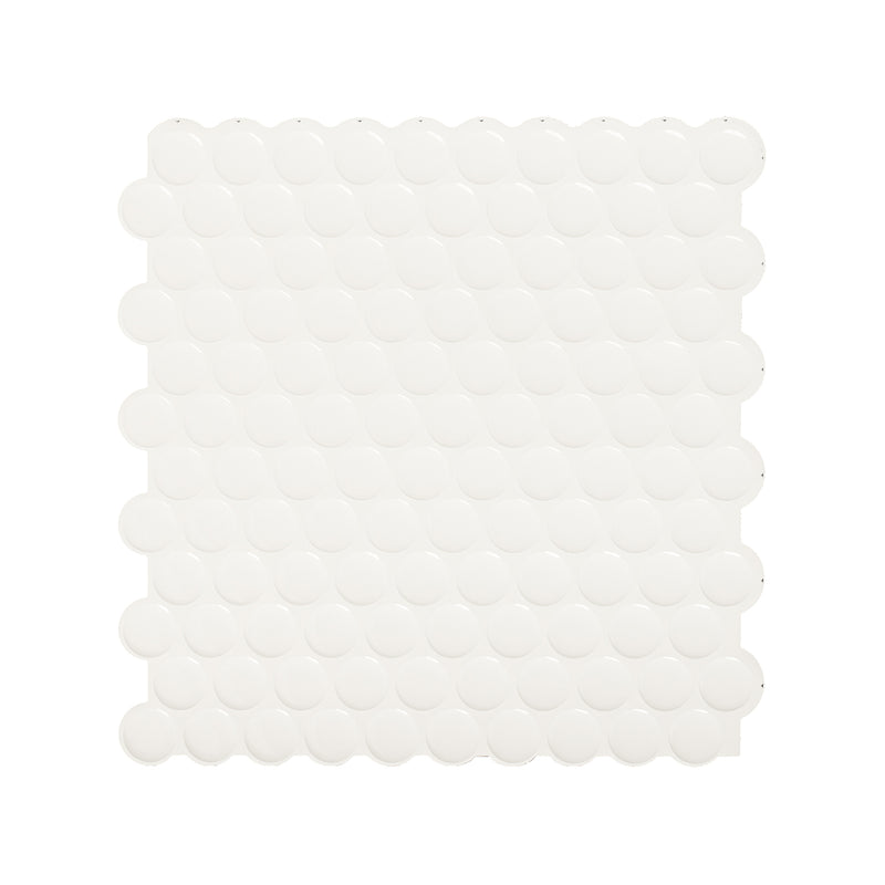 PENNY White peel and stick backsplash tile smart tiles for kitchen, bathroom, vr and fireplace