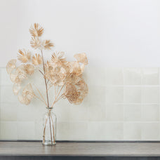 Decor peel and stick backsplash tile Zellige white Smart Tiles