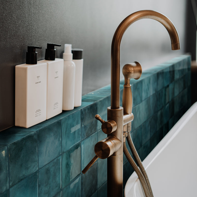 Zellige turquoise peel and stick backsplash tile smart tiles for kitchen, bathroom, vr and fireplace