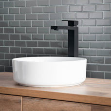 Bathroom peel and stick backsplash tile Subway grey Smart Tiles
