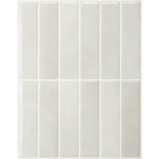 MOROCCO White Grey peel and stick backsplash tile smart tiles for kitchen, bathroom, vr and fireplace