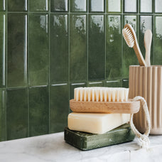 kitchen, bathroom peel and stick backsplash tiles MOROCCO Green Smart Tiles