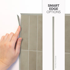 smart edge peel and stick backsplash tiles MOROCCO Beige Smart Tiles