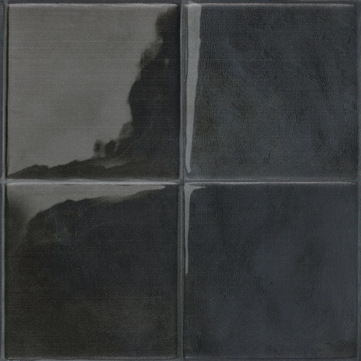 Zellige black peel and stick backsplash tile smart tiles for kitchen, bathroom, vr and fireplace