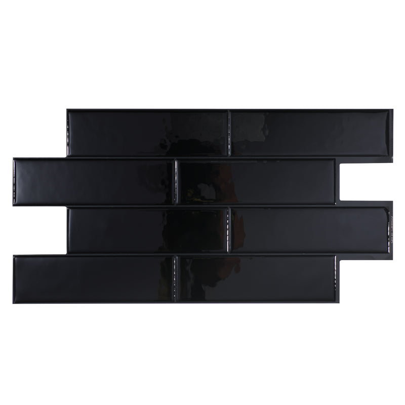 peel and stick backsplash tiles XL Oslo Black Smart Tiles
