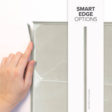 smart edge peel and stick backsplash tiles Betera beige white Smart Tiles