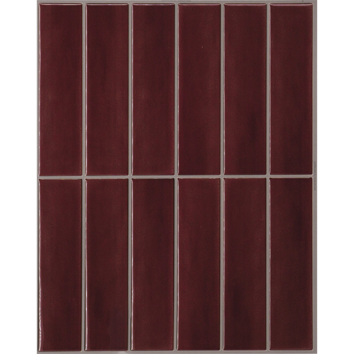 MOROCCO Red peel and stick backsplash tile smart tiles for kitchen, bathroom, vr and fireplace
