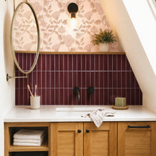 kitchen, bathroom peel and stick backsplash tiles MOROCCO Red Smart Tiles