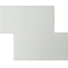 Square white peel and stick backsplash tile smart tiles for kitchen, bathroom, vr and fireplace