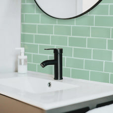 bathroom peel and stick backsplash tiles METRO Green Smart Tiles