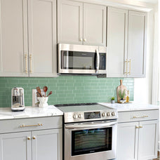 kitchen peel and stick backsplash tiles METRO Green Smart Tiles