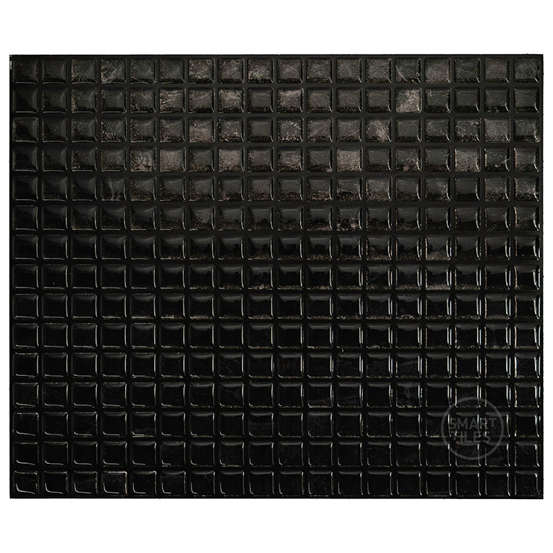 MINIMO Black peel and stick backsplash tile smart tiles for kitchen, bathroom, vr and fireplace